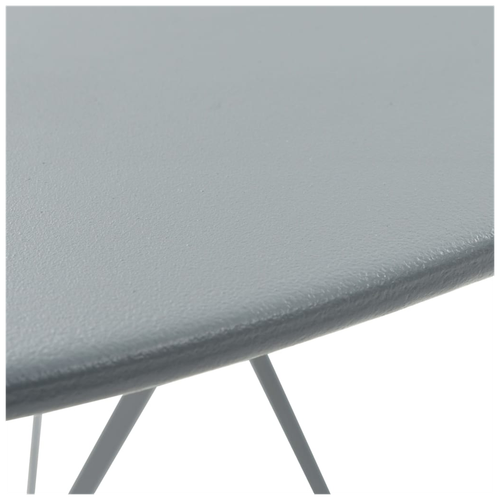 vidaXL vidaXL 3 Piece Bistro Set Steel Grey - Bistro Sets