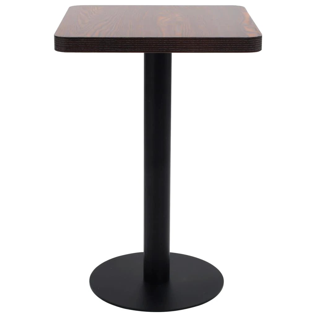 vidaXL vidaXL Bistro Table Light Brown 50x50 cm MDF - Bistro Sets