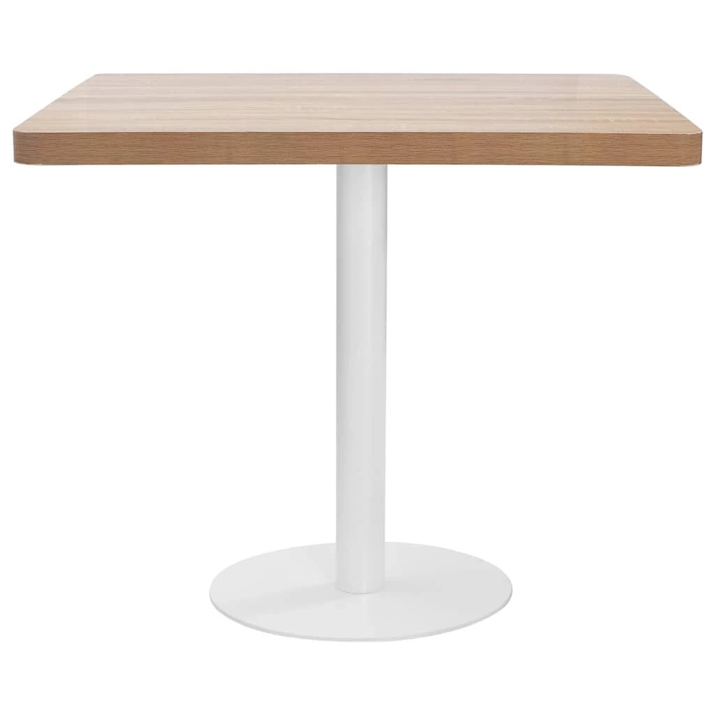 vidaXL Bistro Table Light Brown 50x50 cm MDF by vidaXL