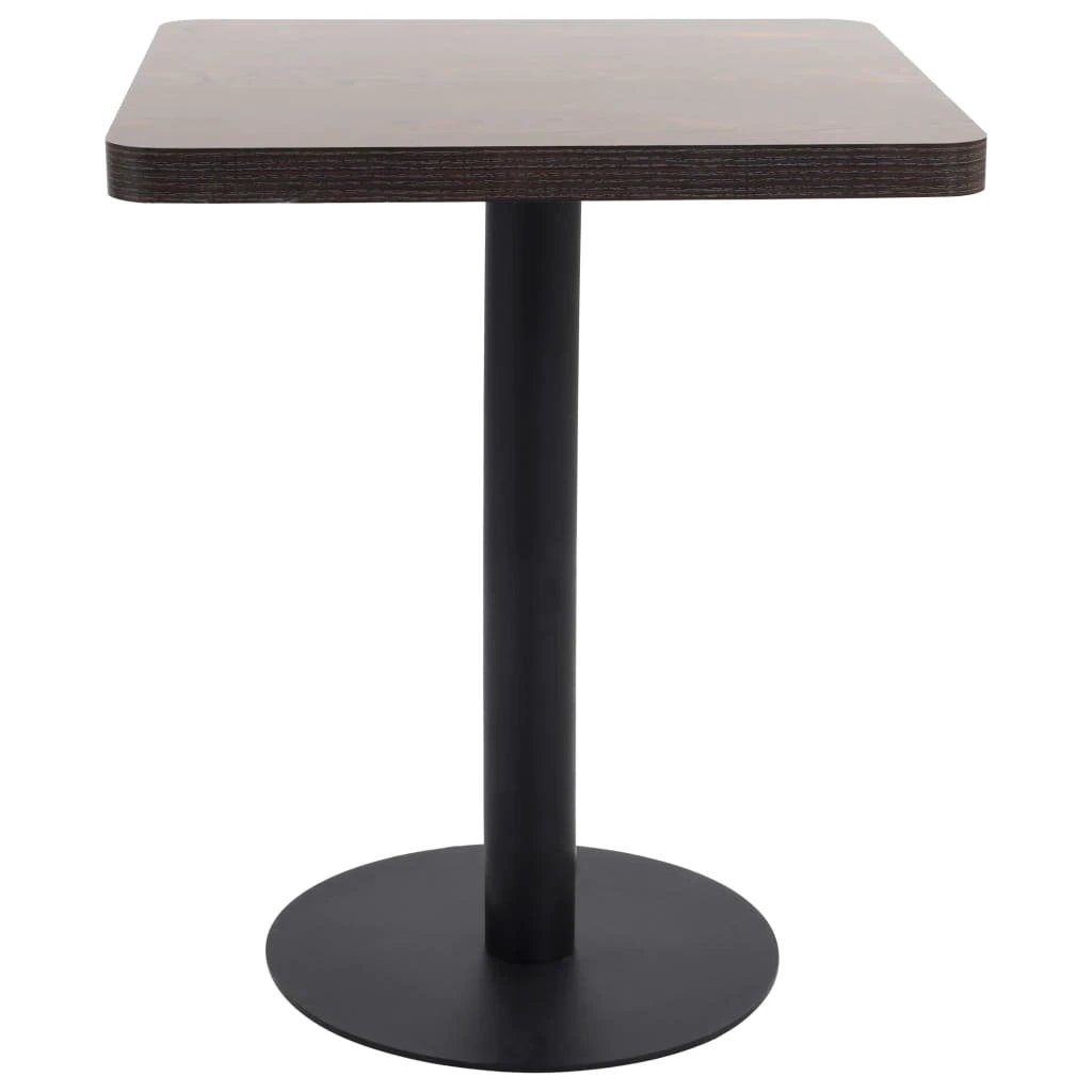 vidaXL vidaXL Bistro Table Light Brown 50x50 cm MDF - Bistro Sets