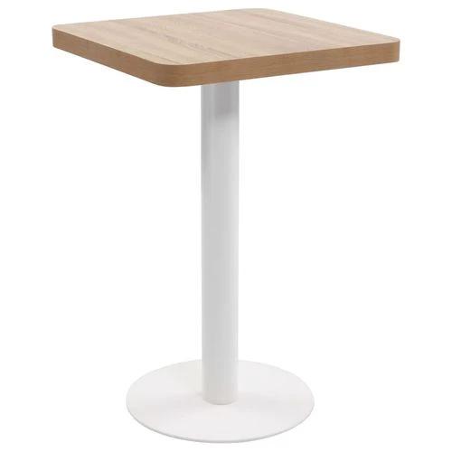 vidaXL Bistro Table Light Brown 50x50 cm MDF by vidaXL