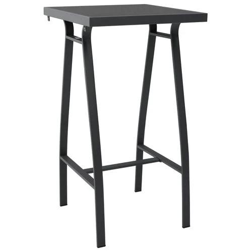 vidaXL vidaXL 3 Piece Garden Bar Set Black -