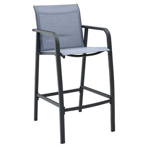 vidaXL vidaXL 3 Piece Garden Bar Set Black -