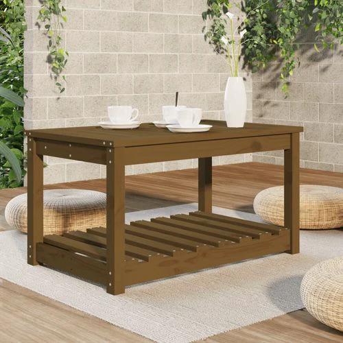 vidaXL Garden Table 82.5x50.5x45 cm Solid Wood Pine by vidaXL