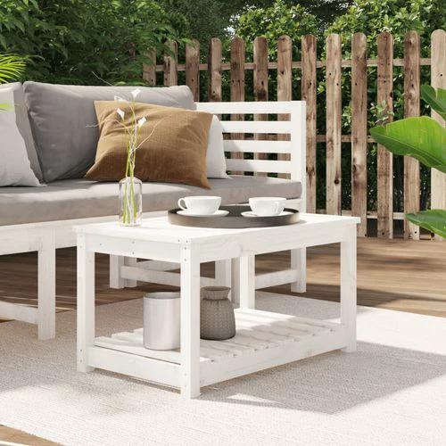 vidaXL vidaXL Garden Table 82.5x50.5x45 cm Solid Wood Pine -