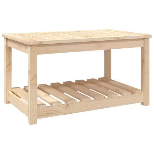 vidaXL vidaXL Garden Table 82.5x50.5x45 cm Solid Wood Pine -