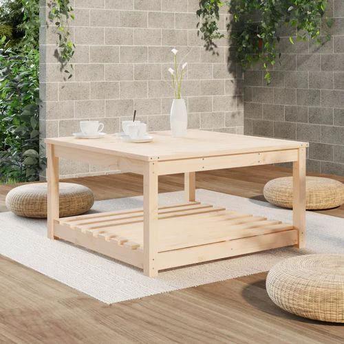 vidaXL Garden Table 82.5x50.5x45 cm Solid Wood Pine by vidaXL