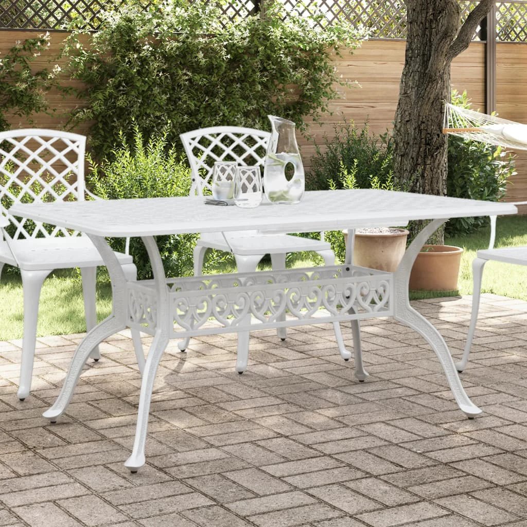vidaXL Garden Table Bronze 150x90x72 cm Cast Aluminium -