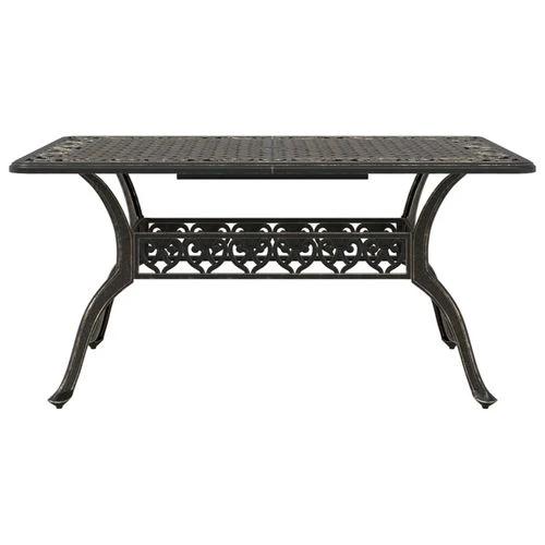 vidaXL Garden Table Bronze 150x90x72 cm Cast Aluminium by vidaXL