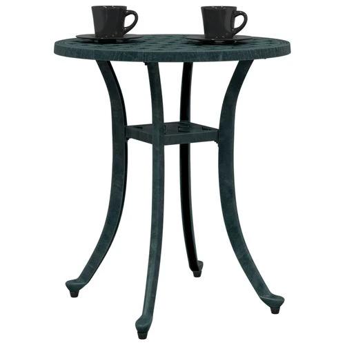 vidaXL Garden Table Bronze Ø48x53 cm Cast Aluminium by vidaXL