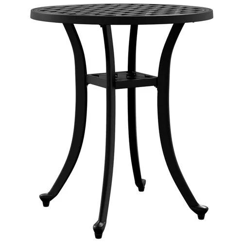 vidaXL Garden Table Bronze Ø48x53 cm Cast Aluminium -