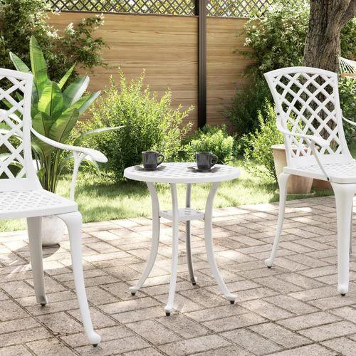 vidaXL Garden Table Bronze Ø48x53 cm Cast Aluminium by vidaXL