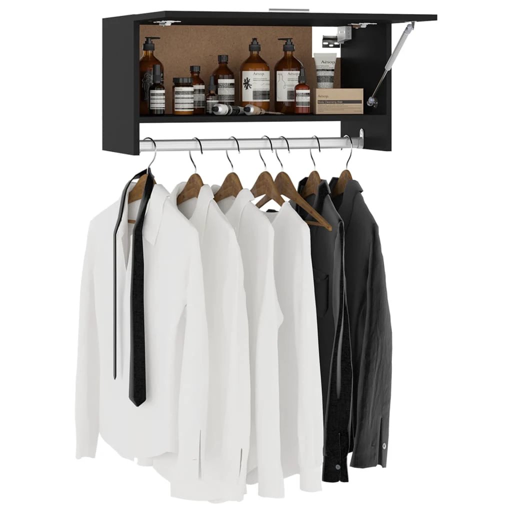 vidaXL Wardrobe White 70x32.5x35 cm Engineered Wood by vidaXL