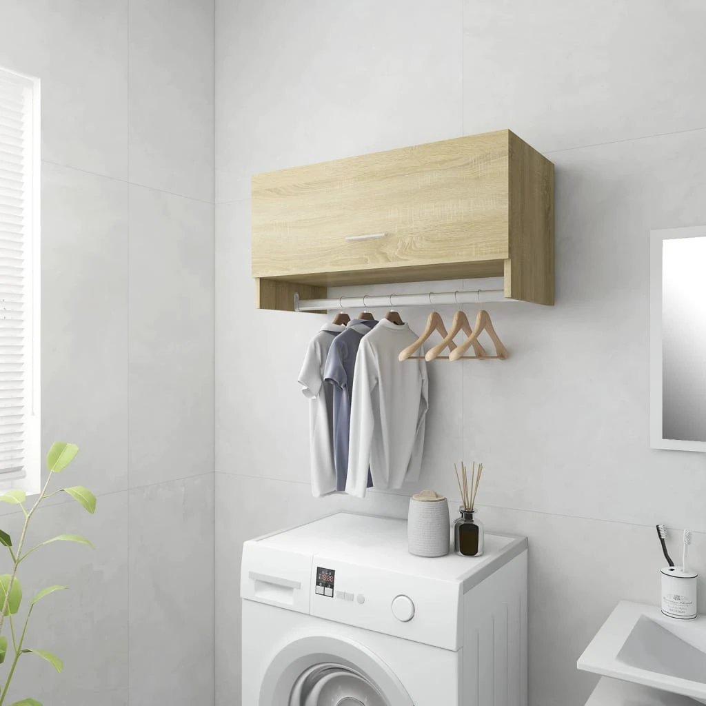 vidaXL Wardrobe White 70x32.5x35 cm Engineered Wood by vidaXL