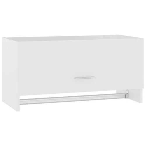 vidaXL Wardrobe White 70x32.5x35 cm Engineered Wood by vidaXL
