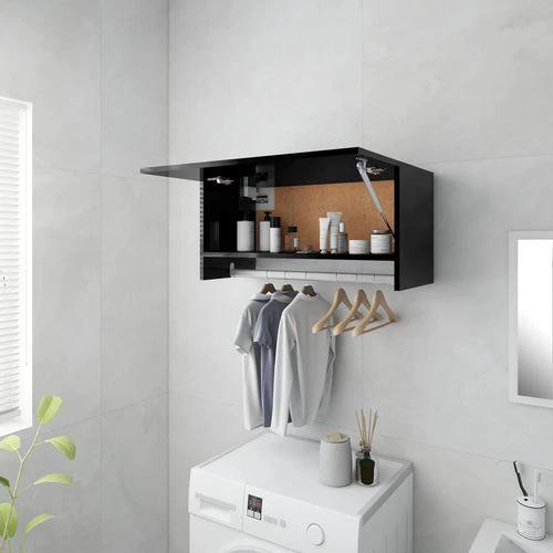 vidaXL Wardrobe White 70x32.5x35 cm Engineered Wood by vidaXL