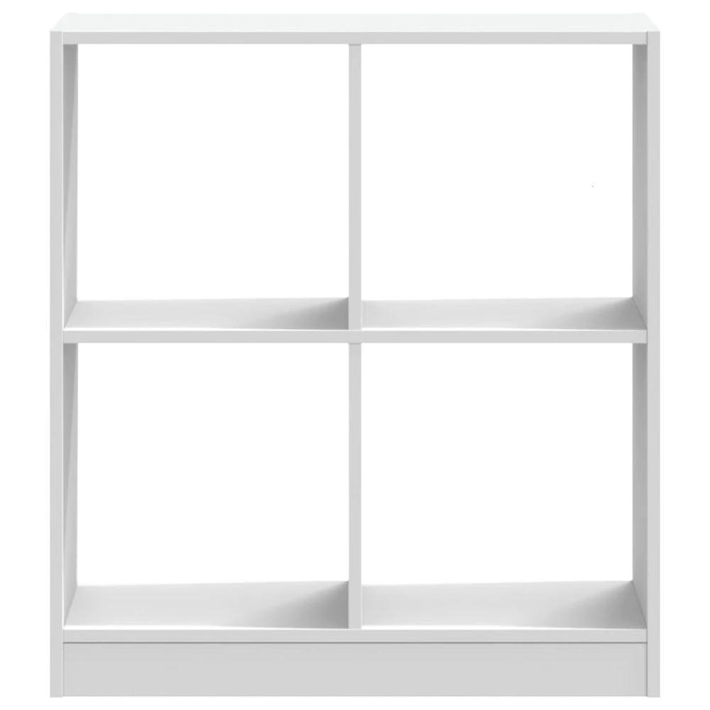 Bookcase White 68.5x32x75 cm vidaXL Engineered Wood by vidaXL