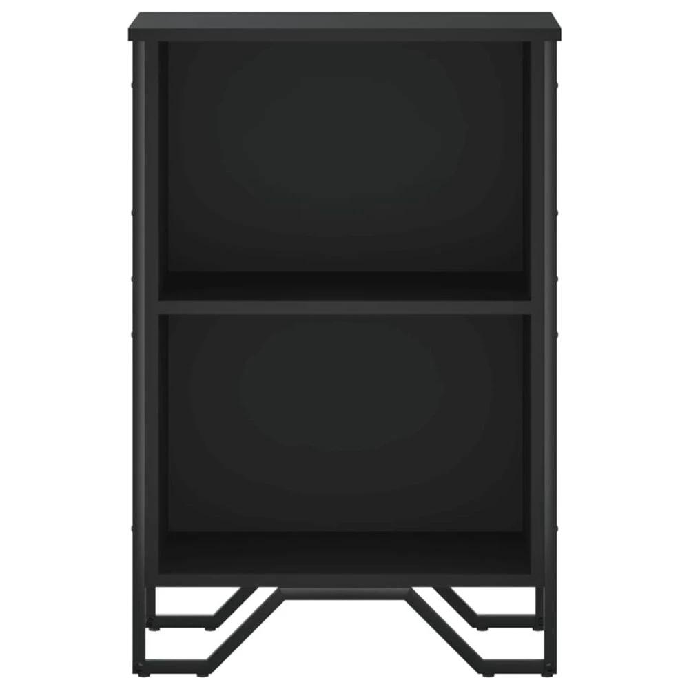 vidaXL Bookcase Black 50x31x74.5 cm vidaXL Engineered Wood - Uncategorized Bookcase