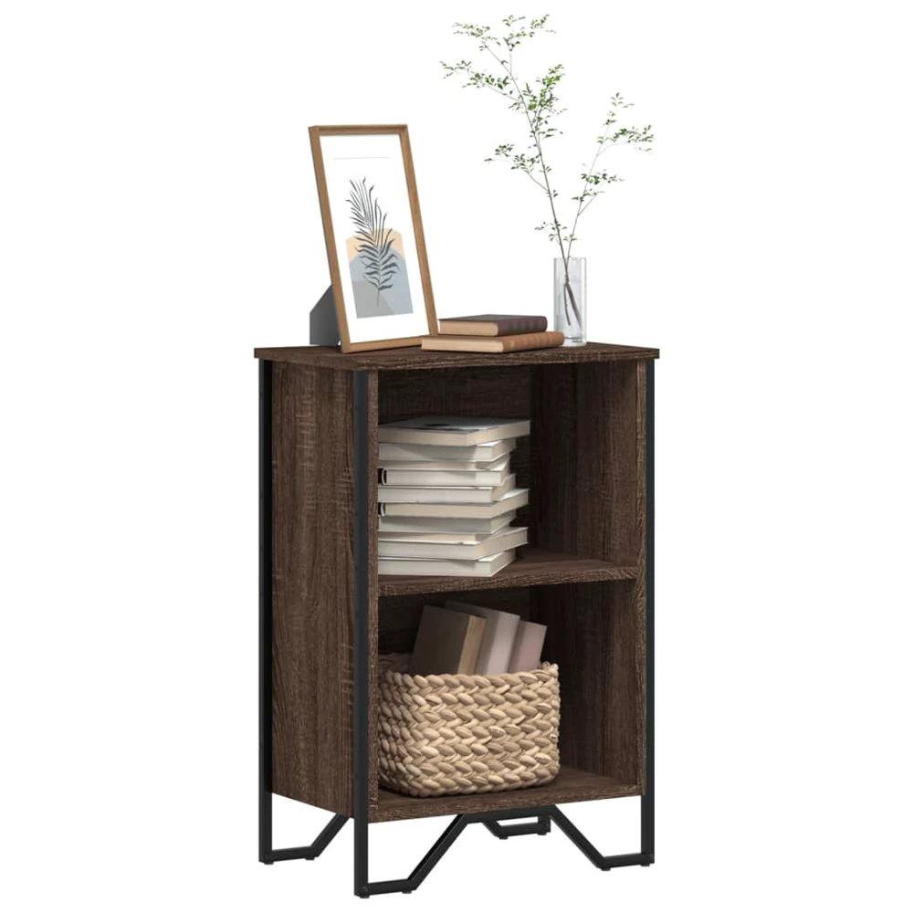 vidaXL Bookcase Black 50x31x74.5 cm vidaXL Engineered Wood - Uncategorized Bookcase
