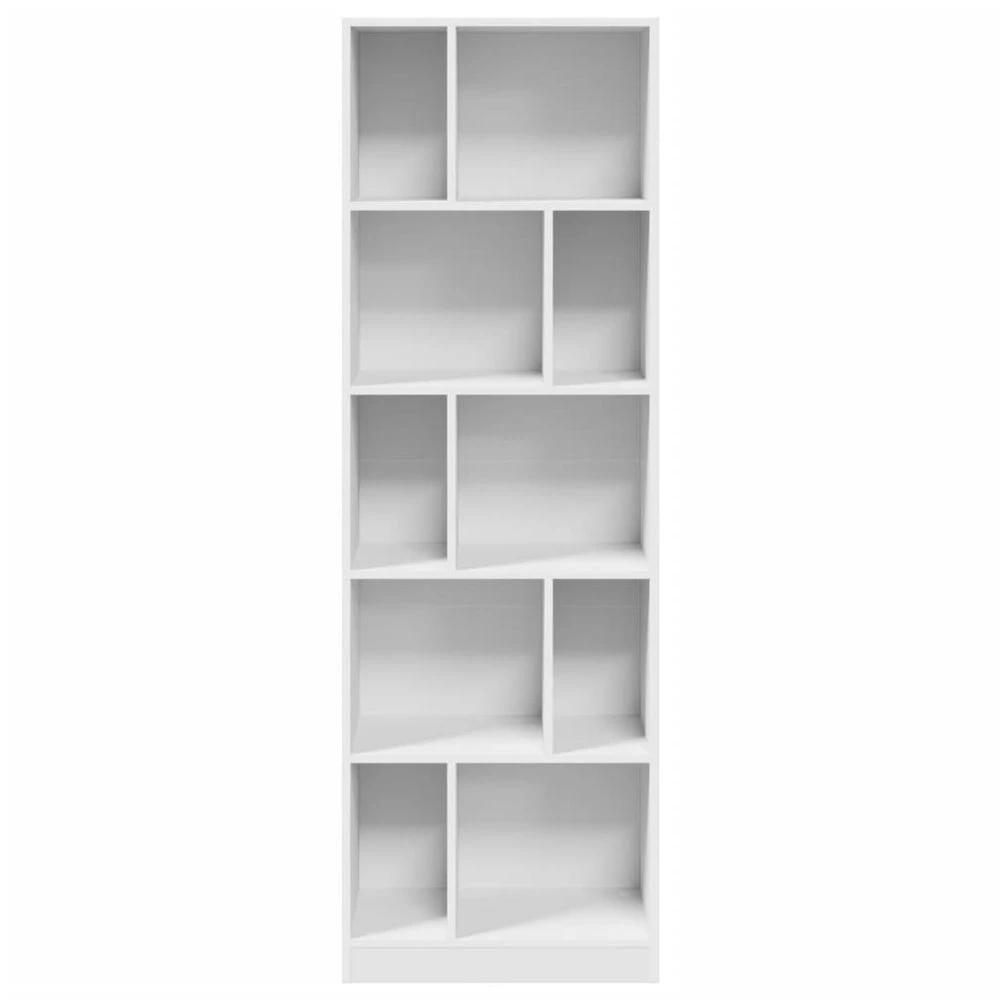vidaXL Bookcase White 57x28.5x174 cm vidaXL Engineered Wood - Uncategorized Bookcase