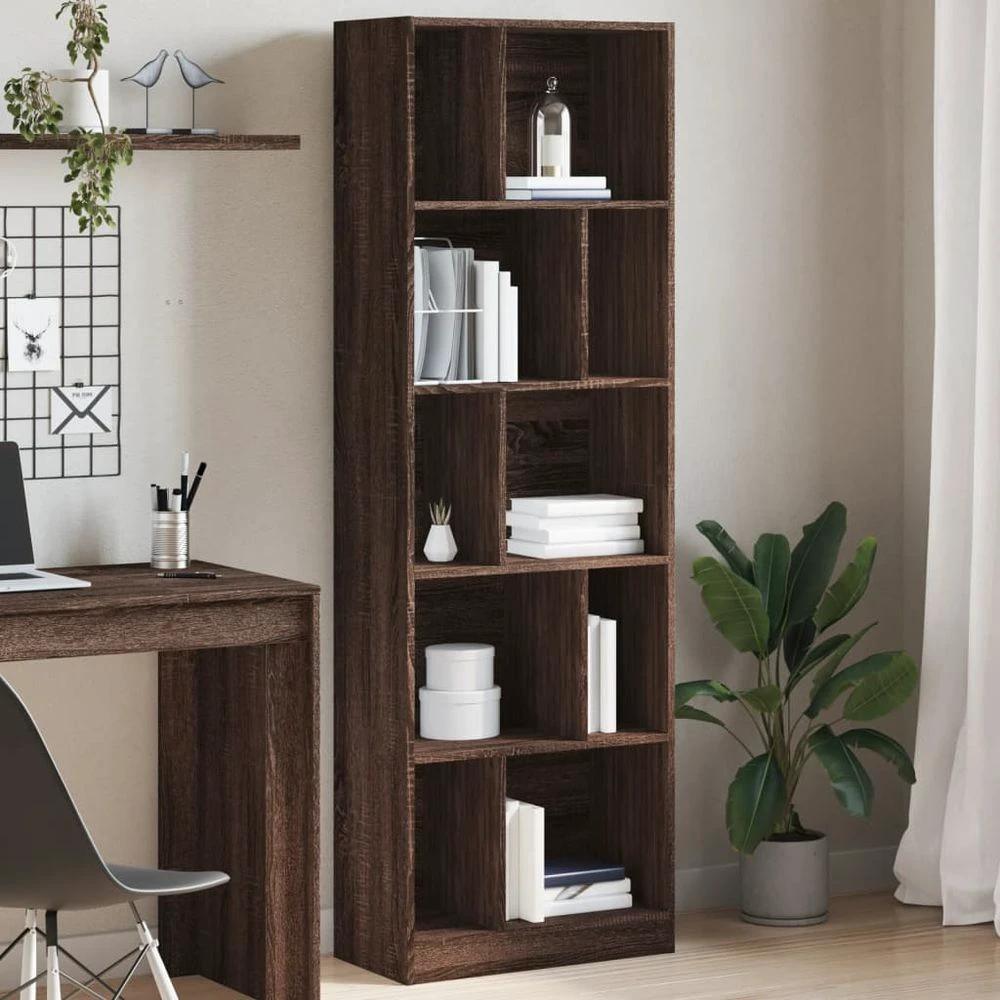 vidaXL Bookcase White 57x28.5x174 cm vidaXL Engineered Wood - Uncategorized Bookcase