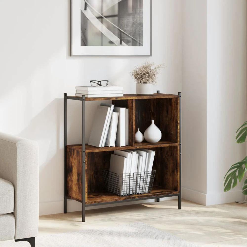 vidaXL Bookcase Black 72x28x77.5 cm vidaXL Engineered Wood - Uncategorized Bookcase