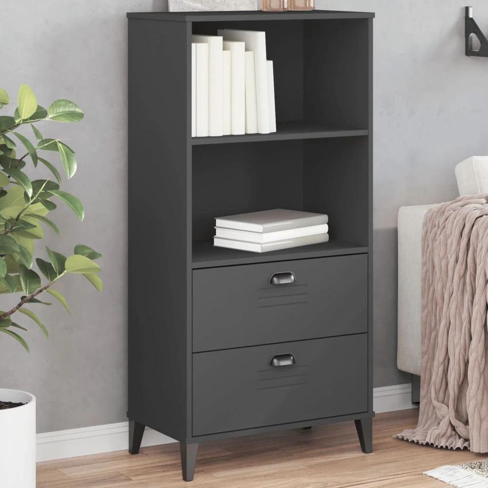Bookcase VIKEN White 60x35x123 cm vidaXL Engineered Wood by vidaXL