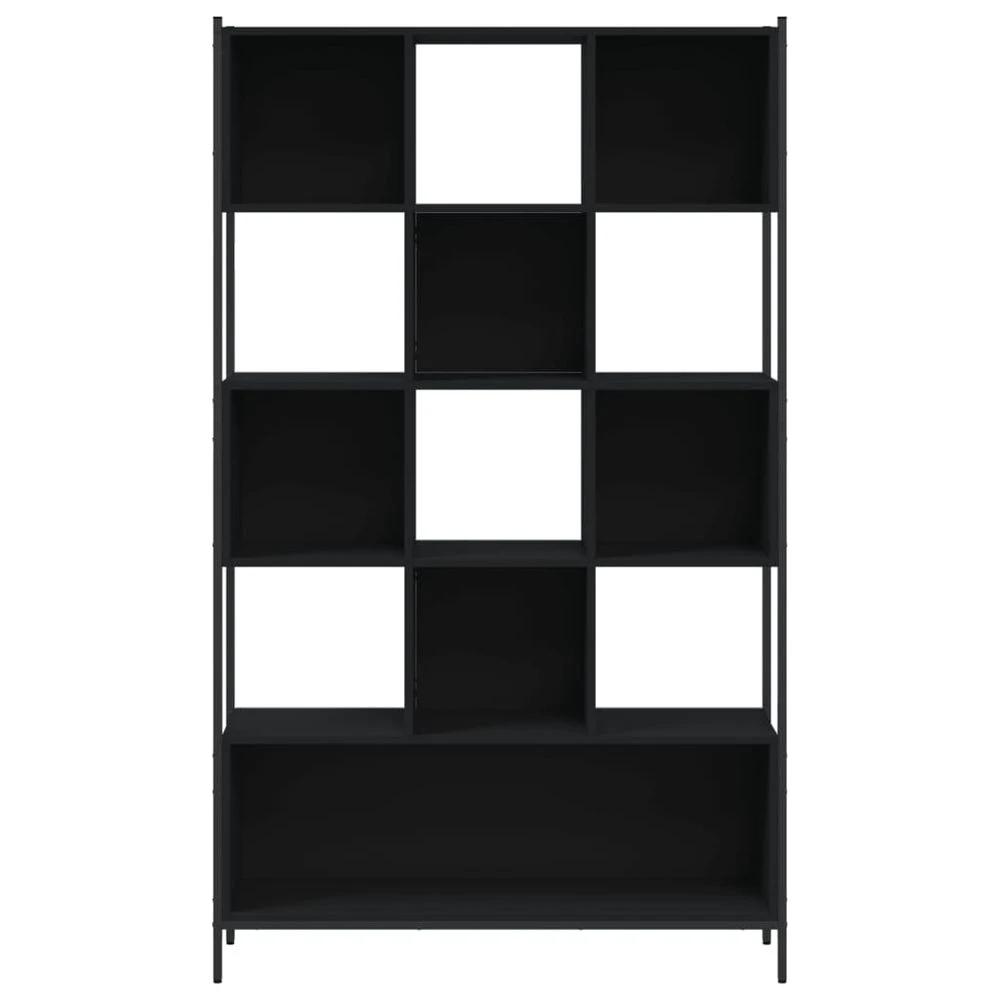 Bookcase Black 102x28x172 cm Engineered Wood vidaXL by vidaXL