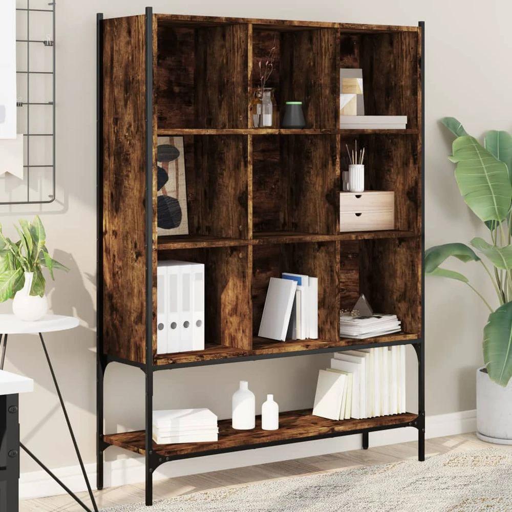 vidaXL Bookcase Black 102x30x141.5 cm vidaXL Engineered Wood - Uncategorized Bookcase