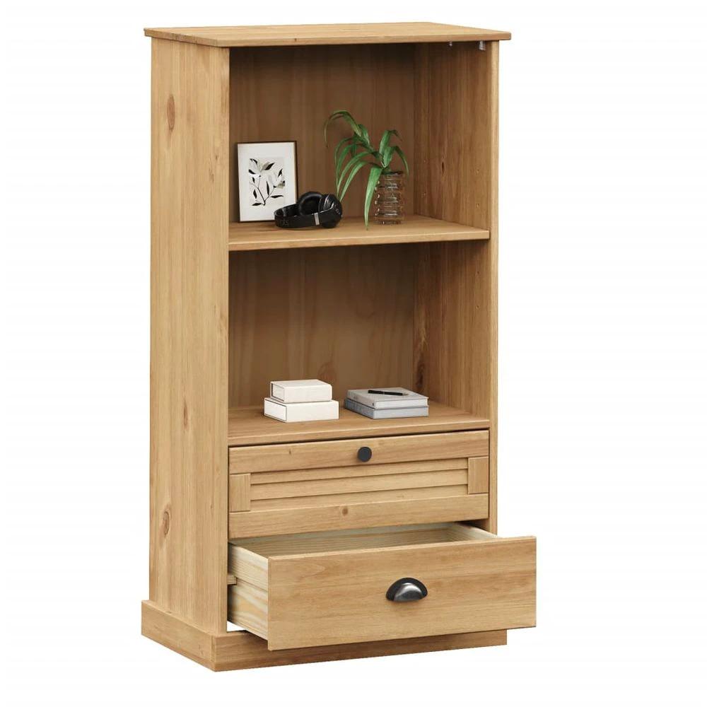 vidaXL Bookcase VIGO 60x35x114.5 cm Solid Wood Pine vidaXL - Uncategorized Bookcase