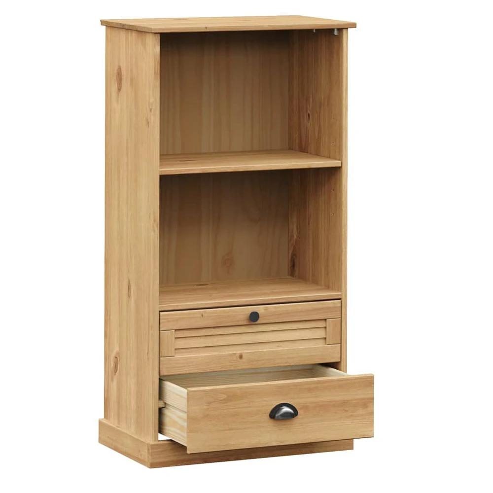 vidaXL Bookcase VIGO 60x35x114.5 cm Solid Wood Pine vidaXL - Uncategorized Bookcase