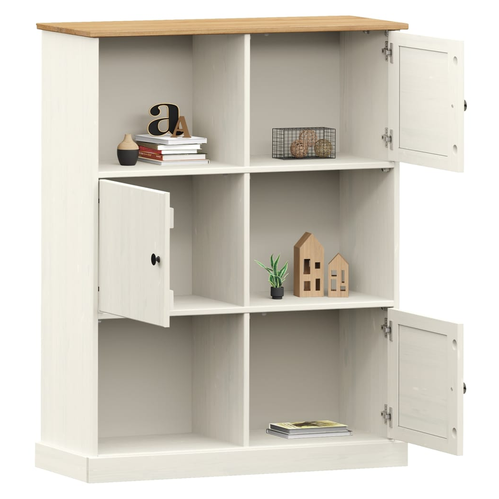 vidaXL Bookcase VIGO 90x35x114.5 cm vidaXL Solid Wood Pine - Uncategorized Bookcase