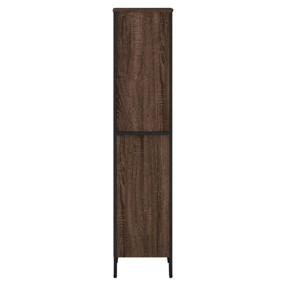 Bookcase Brown Oak 50x31x137.5 cm vidaXL Engineered Wood by vidaXL