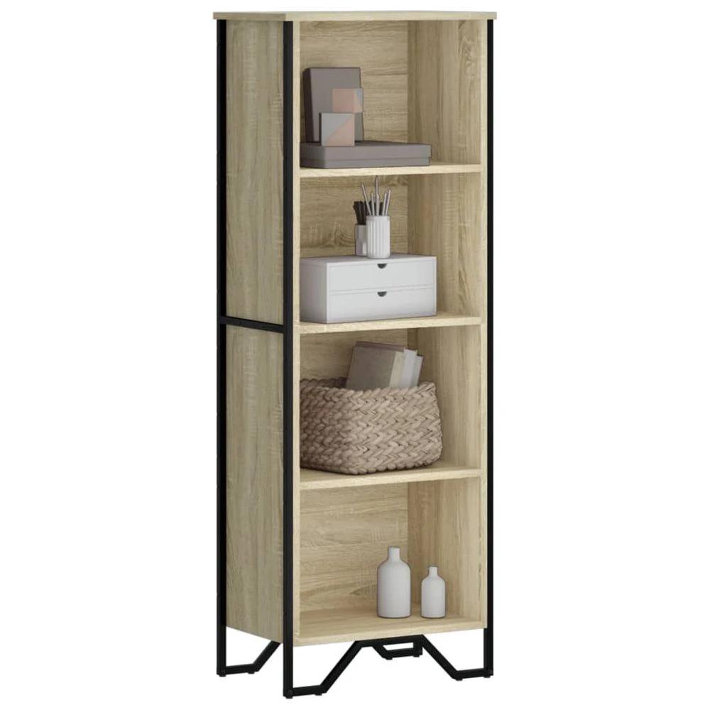 vidaXL Bookcase Sonoma Oak 50x31x137.5 cm vidaXL Engineered Wood - Uncategorized Bookcase