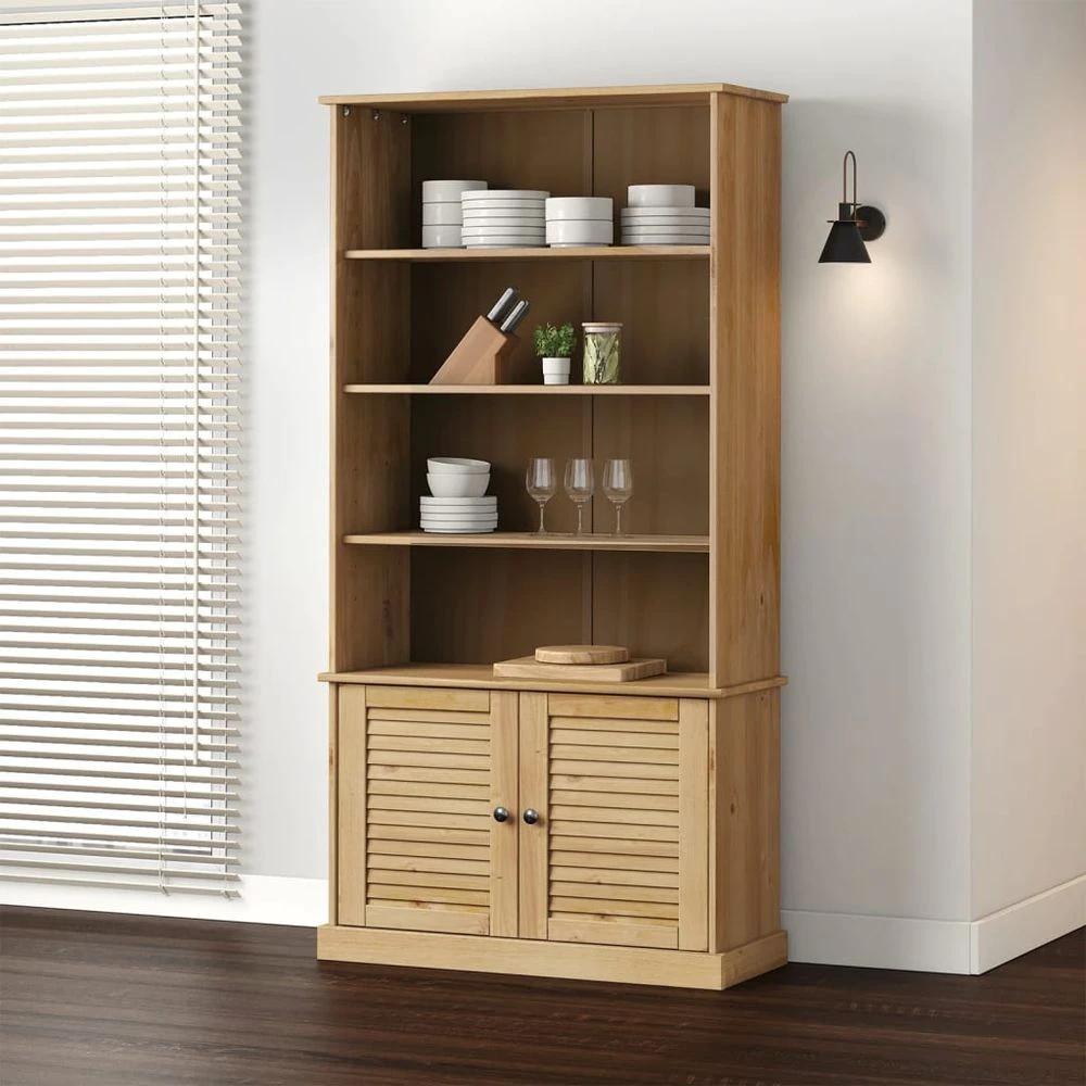 Bookcase VIGO 85x35x170 cm vidaXL Solid Wood Pine by vidaXL