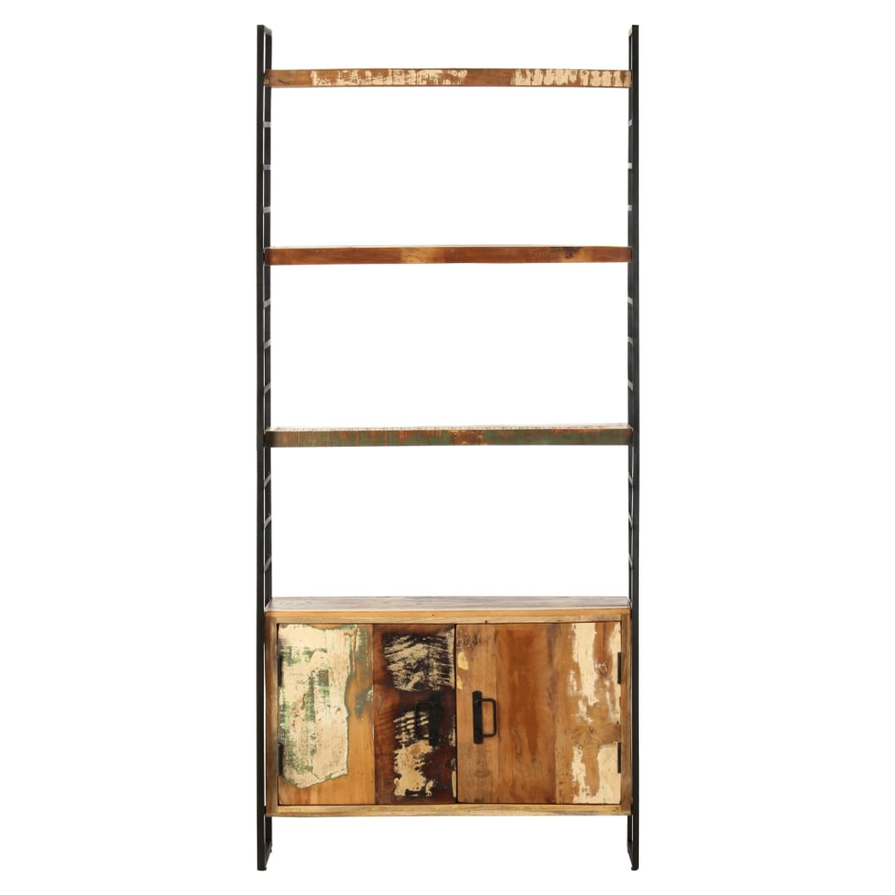4-Tier vidaXL Bookcase 80x30x180 cm Solid Reclaimed Wood by vidaXL