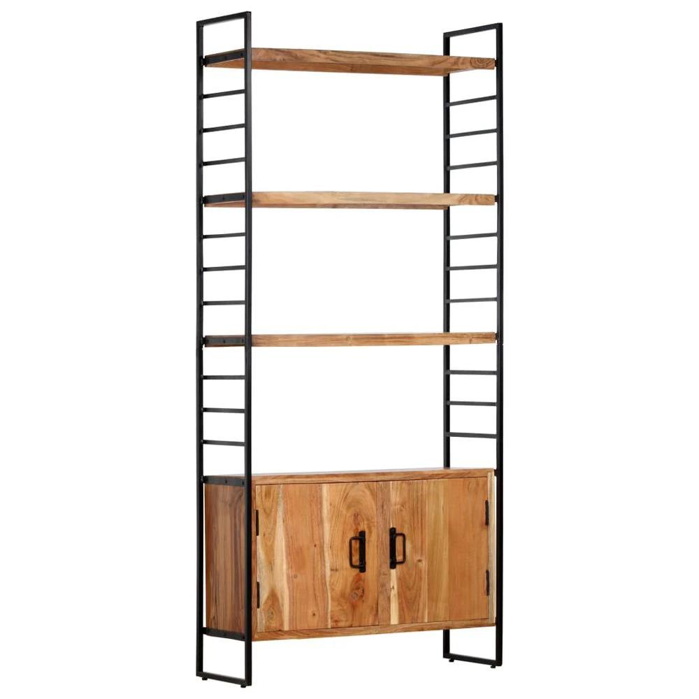 vidaXL 4-Tier vidaXL Bookcase 80x30x180 cm Solid Reclaimed Wood - Uncategorized Bookcase