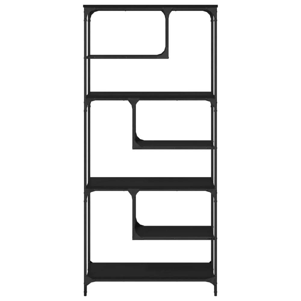 Bookcase Black 81x36x176 cm vidaXL Engineered Wood by vidaXL