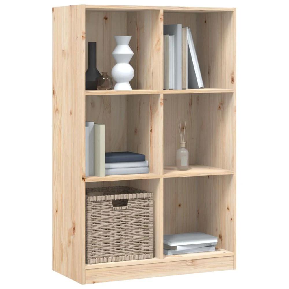 vidaXL Bookcase 70x33x110 cm Solid Wood Pine vidaXL - Uncategorized Bookcase