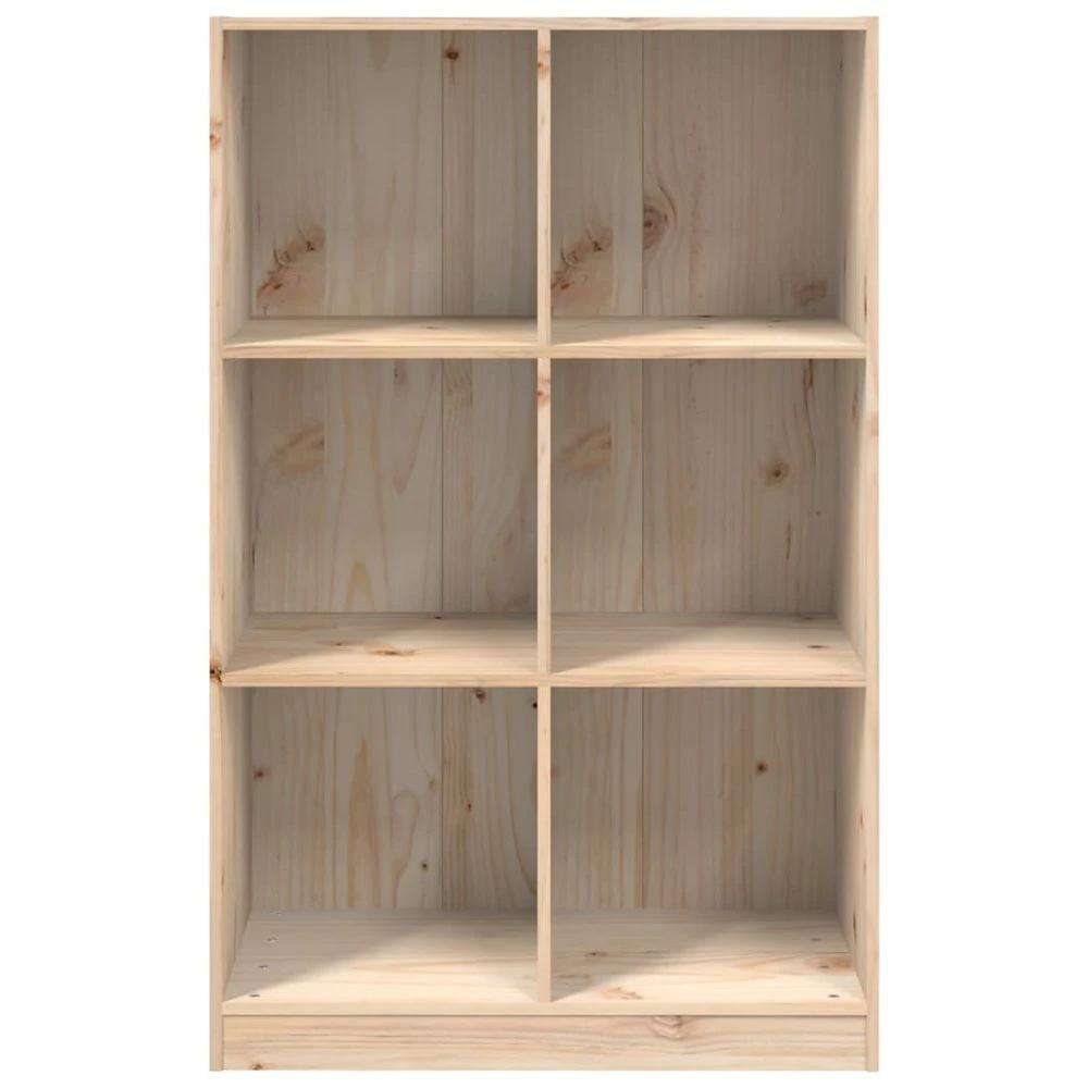 Bookcase 70x33x110 cm Solid Wood Pine vidaXL by vidaXL