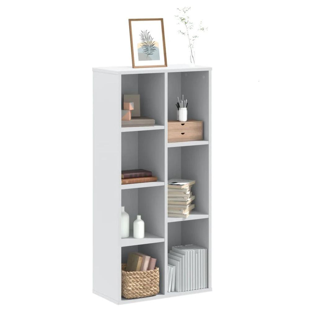 vidaXL Bookcase White 50x25x105 cm vidaXL Engineered Wood - Uncategorized Bookcase