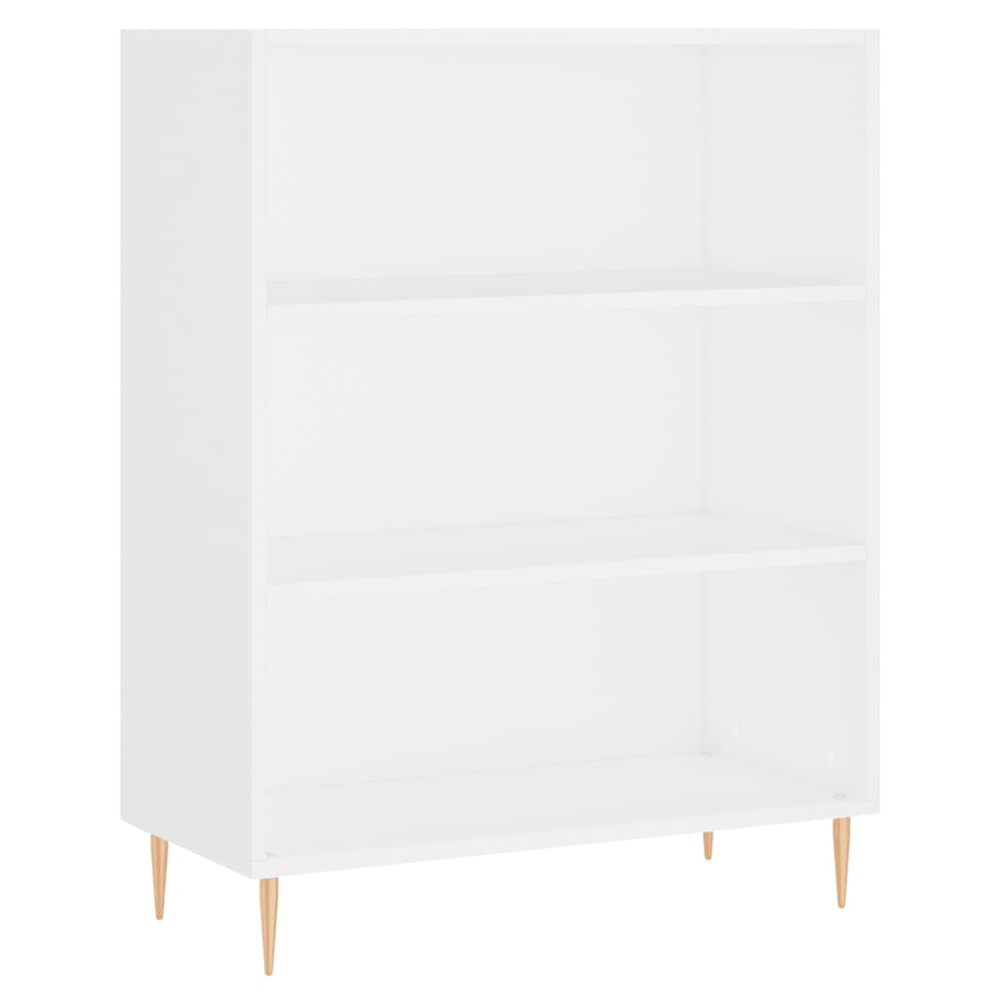 Bookcase White 69.5x32.5x90 cm vidaXL Engineered Wood by vidaXL