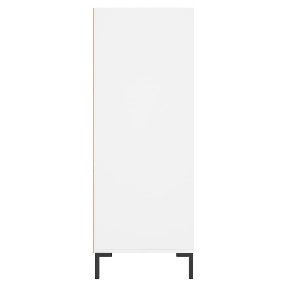 Bookcase White 69.5x32.5x90 cm vidaXL Engineered Wood by vidaXL