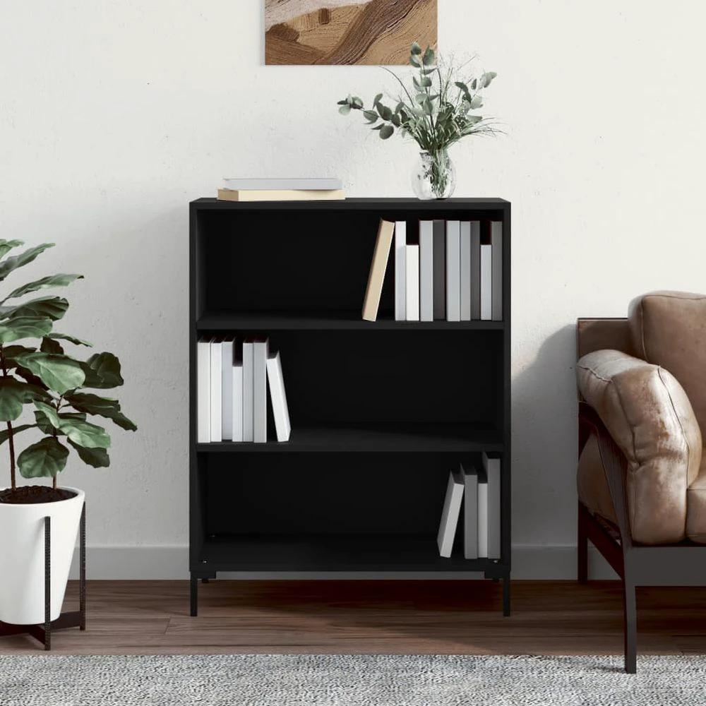 Bookcase White 69.5x32.5x90 cm vidaXL Engineered Wood by vidaXL
