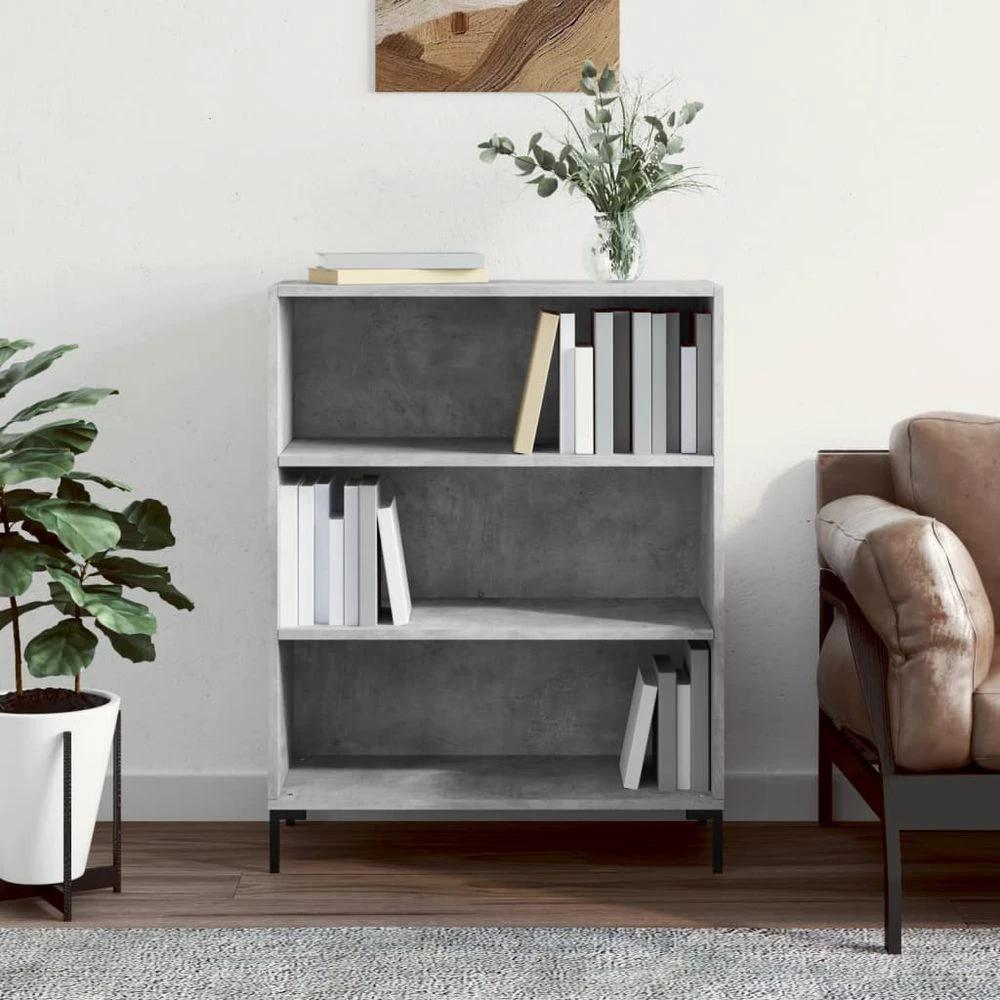 Bookcase White 69.5x32.5x90 cm vidaXL Engineered Wood by vidaXL