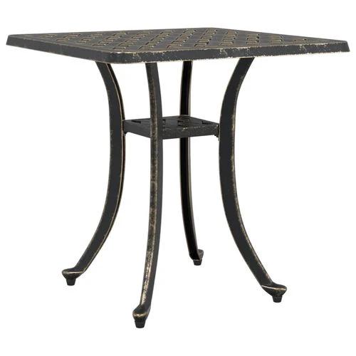 vidaXL vidaXL Garden Table Bronze 53x53x53 cm Cast Aluminium -