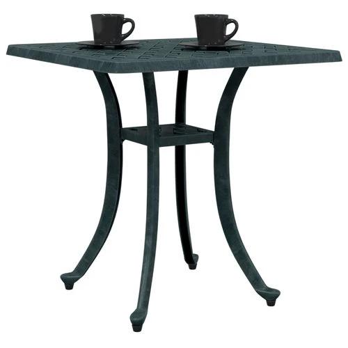 vidaXL Garden Table Bronze 53x53x53 cm Cast Aluminium by vidaXL