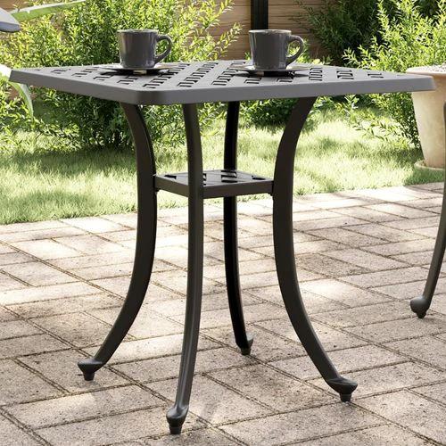 vidaXL vidaXL Garden Table Bronze 53x53x53 cm Cast Aluminium -