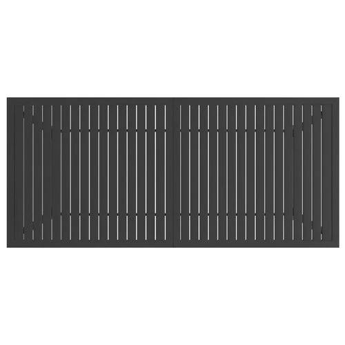 vidaXL vidaXL Garden Table Brown 81.5x81.5x72 cm Steel -