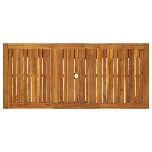 vidaXL Garden Table 200x90x74 cm Solid Acacia Wood by vidaXL